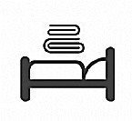 Bettwäsche und Handtücher inklusive