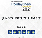 Junges Hotel Zell am See - Seespitz erneut von HolidayCheck ausgezeichnet